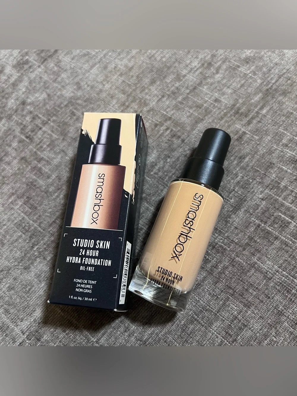 smashbox studio skin 24 hour hydra foundation 2.16 light warm golden